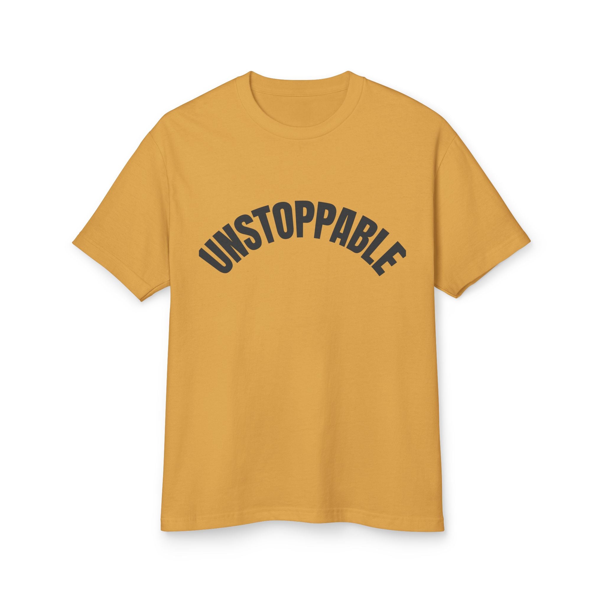 Unstoppable Garment-Dyed Heavyweight Tee, Motivational T-Shirt, Casual Wear, Gift for Him/Her, Positive Affirmation Shirt